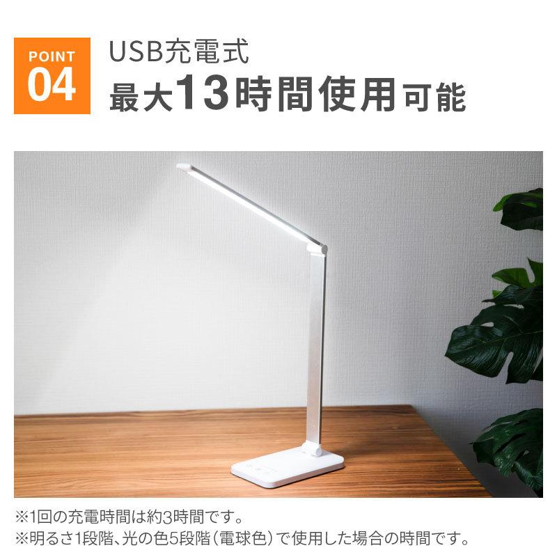 REDHiLL デスクライト LED ワイヤレス充電 テーブルスタンド