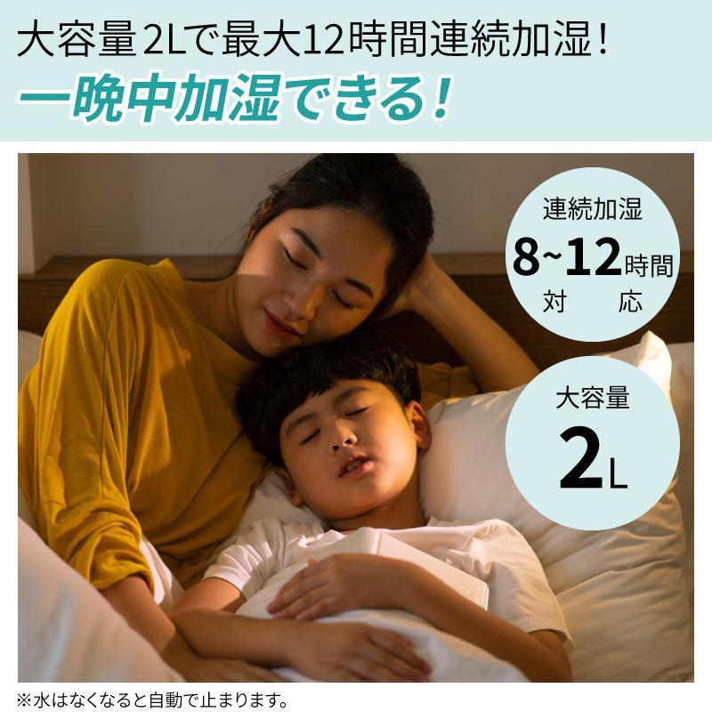 加湿器 スチーム式 おしゃれ 超音波 大容量 次亜塩素酸 アロマ　オイル 対応 かわいい 除菌 卓上 18畳  オフィス 上部給水 消臭 除菌 噴霧器 2L タワー型 | REDHiLL | 14