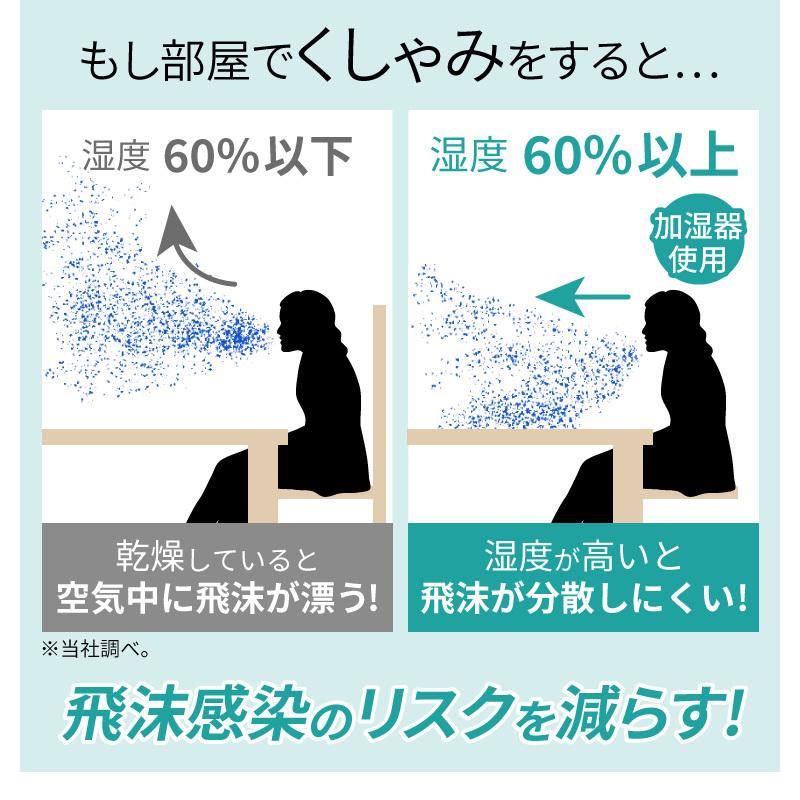 加湿器 スチーム式 おしゃれ 超音波 大容量 次亜塩素酸 アロマ　オイル 対応 かわいい 除菌 卓上 18畳  オフィス 上部給水 消臭 除菌 噴霧器 2L タワー型 | REDHiLL | 04