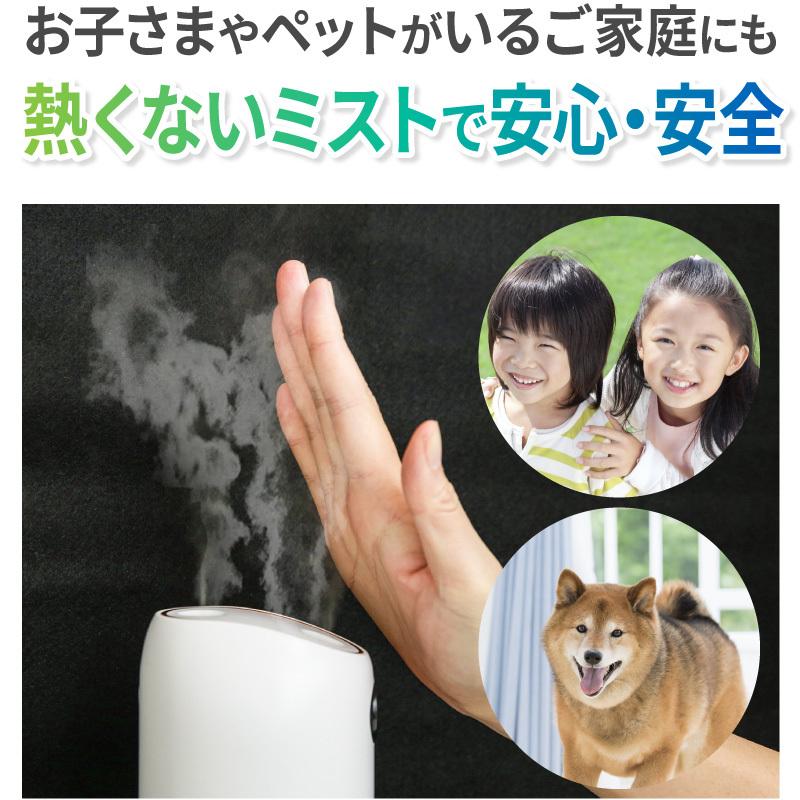 加湿器 コンパクト スチーム 卓上 小型 除菌 おしゃれ 超音波式 usb LED コードレス リビング 空焚き防止 車載加湿器  簡単お手入れ | ブランド登録なし | 12