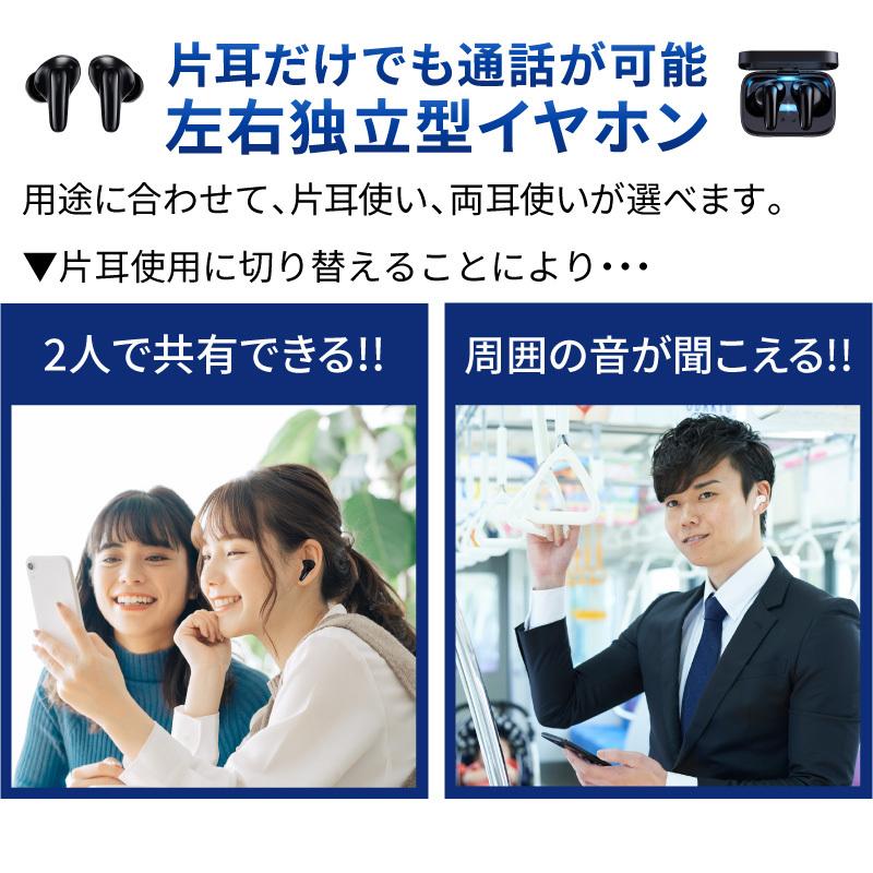 ワイヤレスイヤホン Bluetooth 5.2 iphone おすすめ 安い イヤホン iphone13 iphone13 mini iphone13 pro max iPhoneSE3 SE3 第3世代 マイク | ブランド登録なし | 15