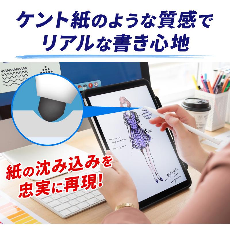 iPad ペーパーライク フィルム ペーパーライクフィルム 保護フィルム iPad用ペーパーライクフィルム 紙のような描き心地 ペン先の磨耗低減仕様 | REDHiLL | 06