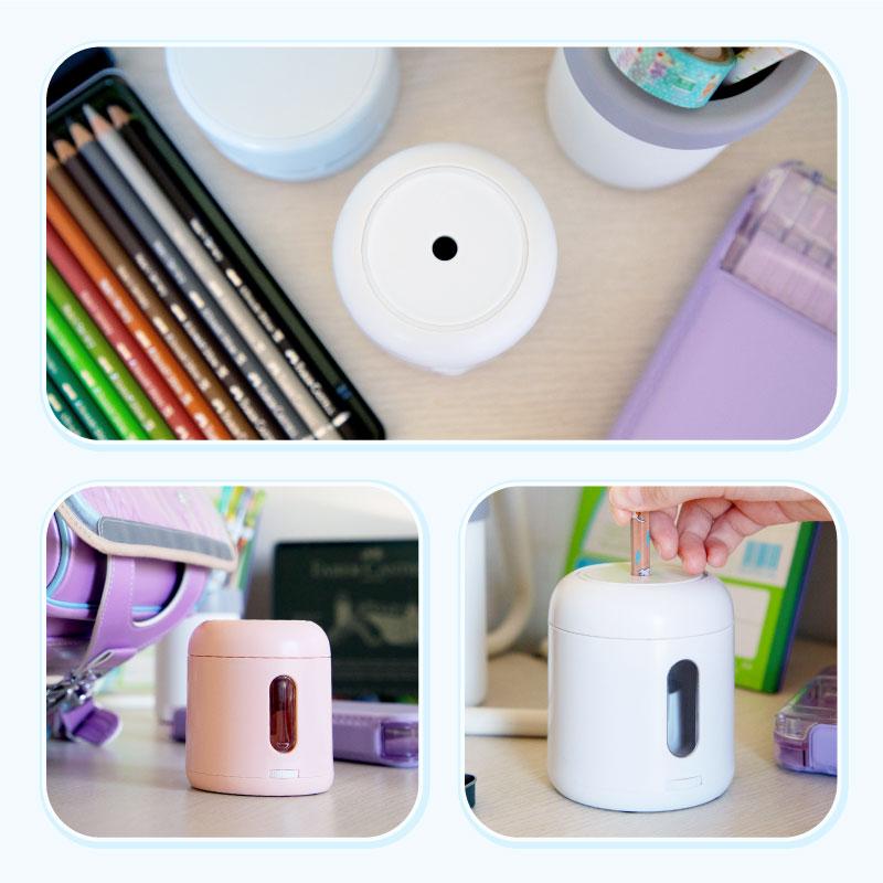 鉛筆削り 電動 電動鉛筆削り 自動鉛筆削り 全自動 手動 太い かわいい 削りすぎ防止 色鉛筆 おしゃれ ミニ 小さい 小型 コンパクト 卓上 小学生 女の子 男の子 | ブランド登録なし | 11