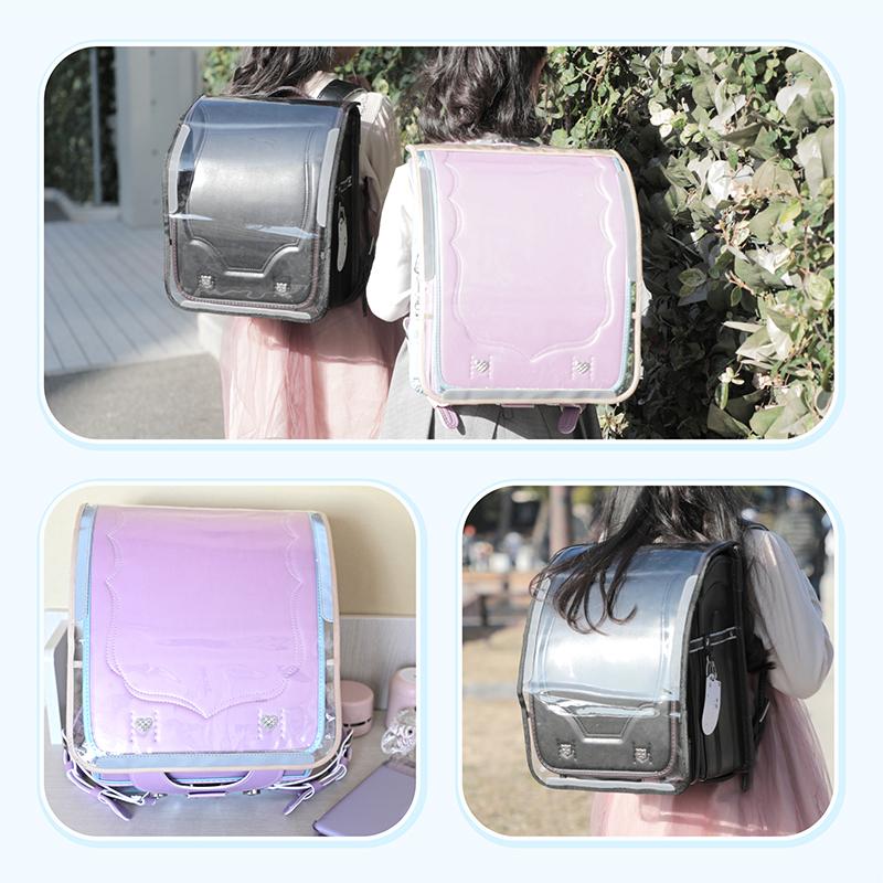 ランドセルカバー 透明 女 男 雨 反射 女の子 男の子 収納 クリア 反射材 おしゃれ 可愛い かっこいい 光る 白くならない 大きめ 撥水 防水 シンプル | ブランド登録なし | 08