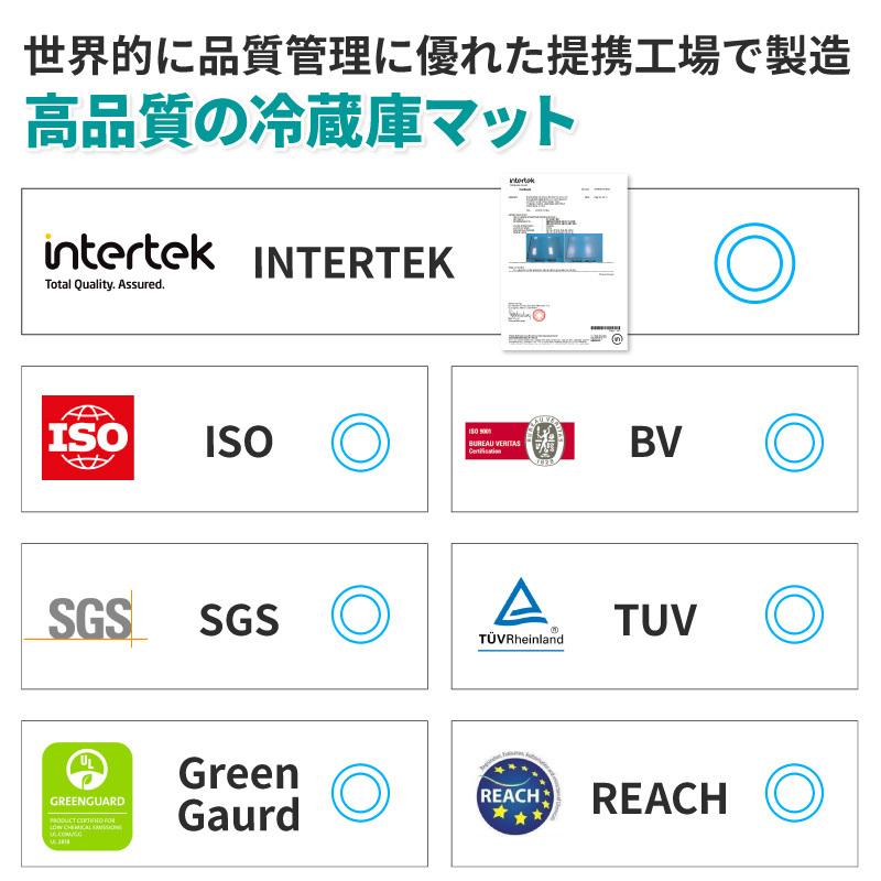 冷蔵庫マット 冷蔵庫下敷きマット 冷蔵庫 下 透明 耐震マット 保護 Mサイズ キズ 凹み防止 ポリカーボネート キズ防止 傷  ポリカーボネイト製 冷凍庫 汚れ | ブランド登録なし | 09