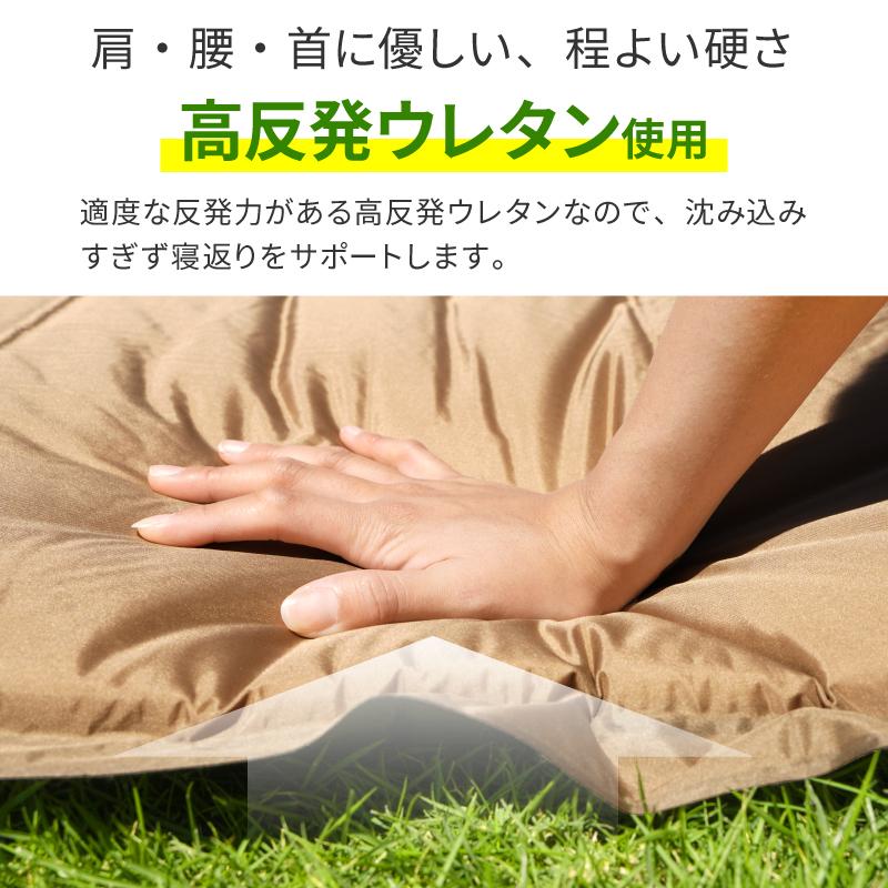 REDHiLL キャンプマット 厚手 安い ウレタンマット 車中泊 エアー