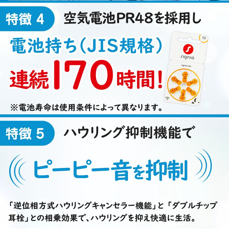 新製品 デジミミ3スマート耳かけP パワータイプ 補聴器 （左右兼用