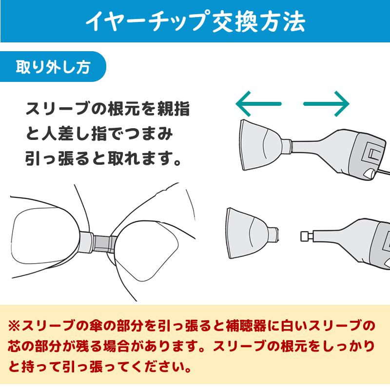 signia シグニア 補聴器 交換用耳栓 同サイズ 6個セット デジミミ3 OHS-D31 どちらも使える 交換 ドーム｜hochoukikoubou｜11