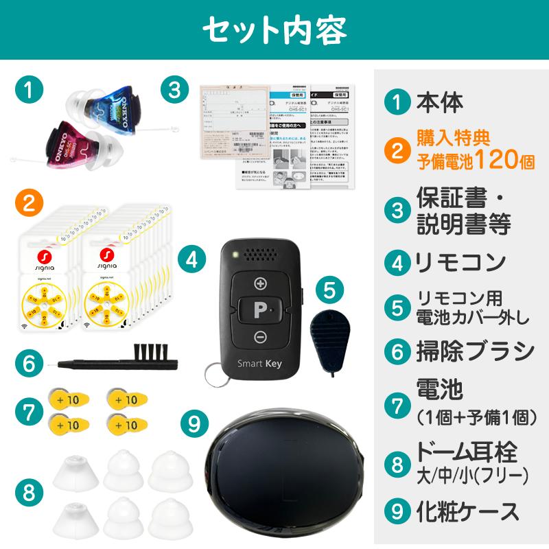 ONKYO（オンキヨー） 【新製品】 補聴器 オンキョー リモコン付き OHS