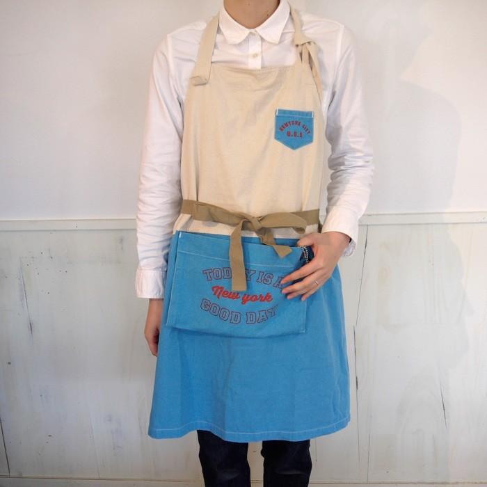 エプロン おしゃれ レディース メンズ 兼用 作業用 カフェ ギフト 前結び シン プル 雑貨屋 かわいい 母の日 ニューヨーク 雑貨屋 Hocoro ホコロ 通販 Yahoo ショッピング