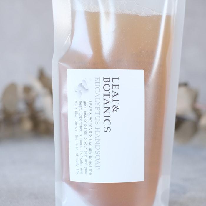 LEAF&BOTANICS 松山油脂 ハンドソープ ユーカリ 詰め替え用