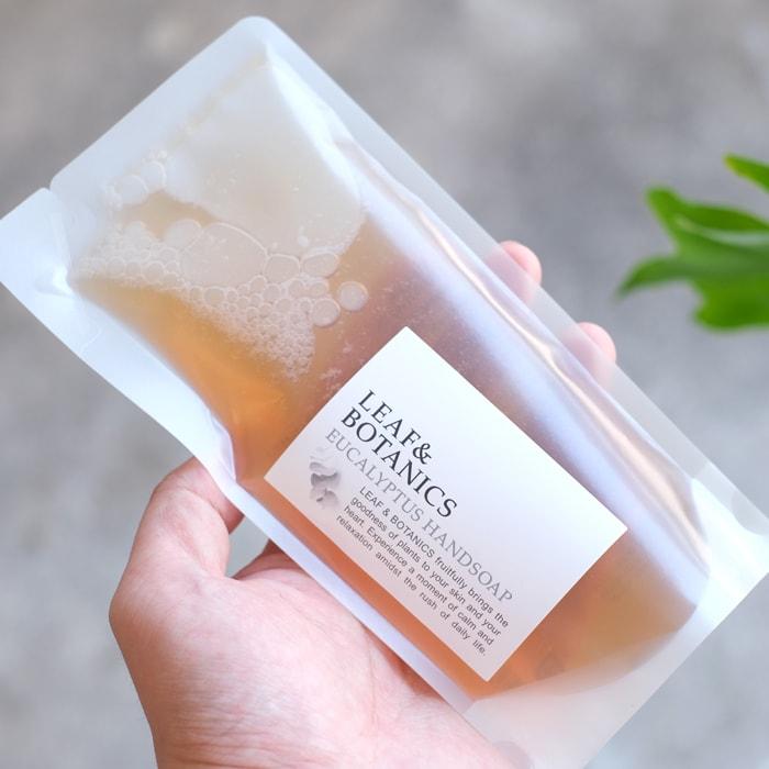 LEAF&BOTANICS 松山油脂 ハンドソープ ユーカリ 詰め替え用