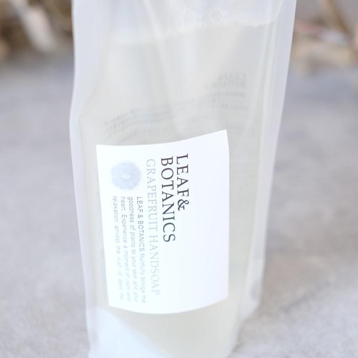 松山油脂 ハンドソープ グレープフルーツ 詰め替え用 エッセンシャルオイル アロマ LEAF&BOTANICS  230ml | LEAF&BOTANICS | 01
