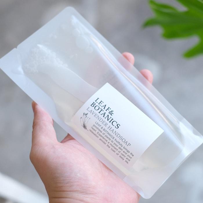 松山油脂 ハンドソープ ラベンダー 詰め替え用 エッセンシャルオイル アロマ LEAF&BOTANICS  230ml | LEAF&BOTANICS | 03