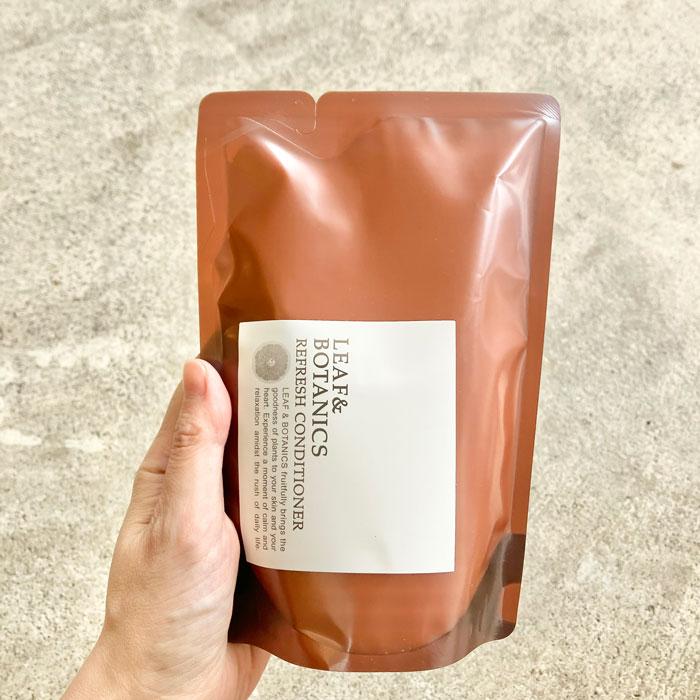 松山油脂 コンディショナー 詰替用 リーフ＆ボタニクス グレープフルーツ ゼラニウム 乾燥 保湿 潤い カラーリング ダメージ | LEAF&BOTANICS | 02