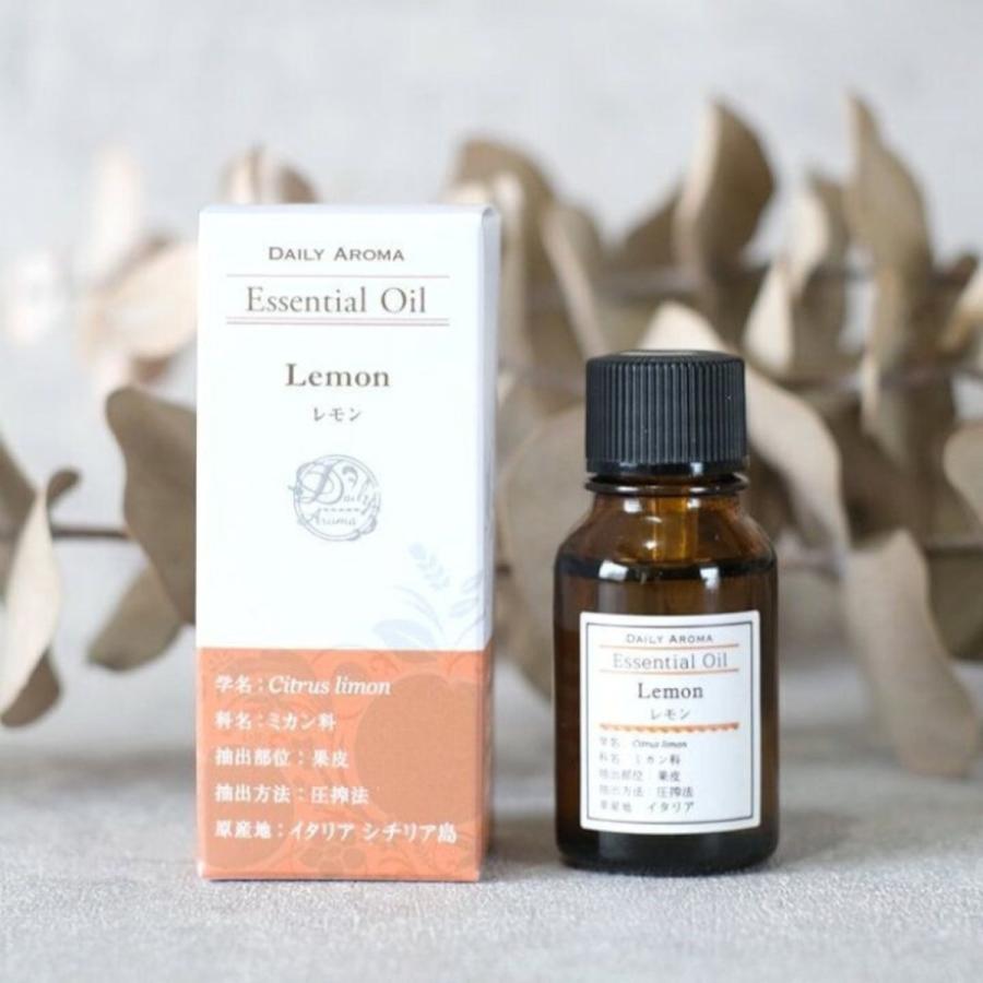 エッセンシャルオイル レモン 精油 AEAJ表示基準適合認定精油 日本