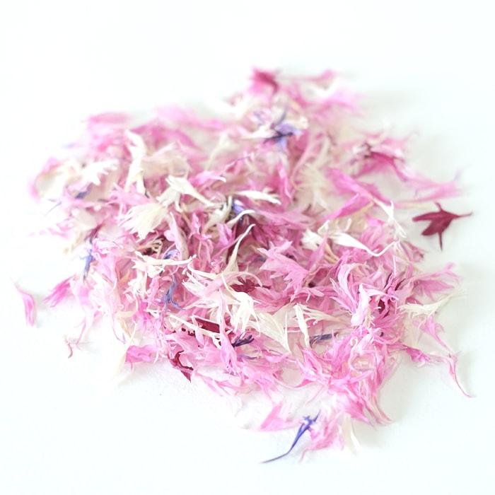エディブルフラワー ドライ 食用花 花 コーンフラワー ピンク ミックス 食べられる花 アイシングクッキー 誕生日 プレゼント ギフト | ブランド登録なし | 01