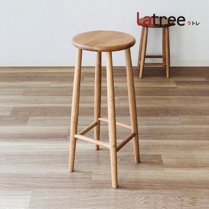 ハイスツール オーク 木製 丸 北欧 木製スツール カウンターチェア Gd 134 017 000 Nichie ニチエー 通販 Yahoo ショッピング
