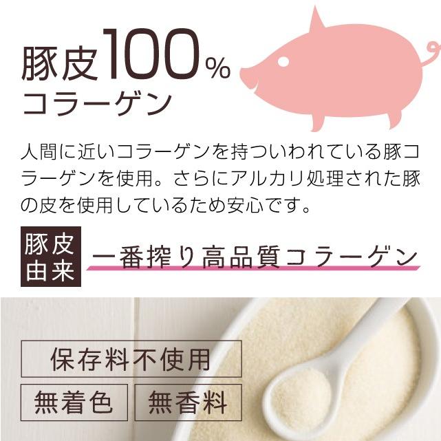 コラーゲン 粉末 250g ポーク サプリメント(コラーゲンペプチド 美容 collagen supplement)|hogarakagenki|04