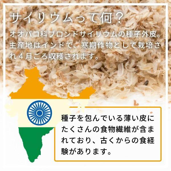 サイリウムハスク オオバコ パウダー サイリウム 粉末 食物繊維 250g｜hogarakagenki｜03