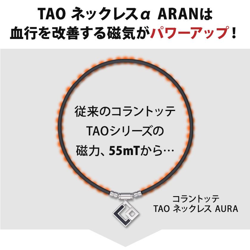 コラントッテ TAO ネックレスα ARAN アラン シルバー 磁気ネックレス WBC 甲斐拓也 周東佑京 スポーツ アスリート メンズ かっこいい｜hogushiyahonpo｜06