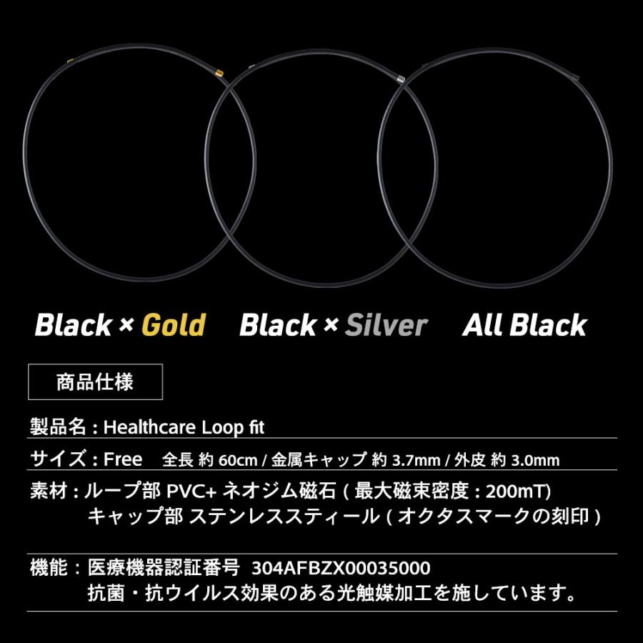 BANDEL バンデル ヘルスケア ループ フィット 磁気ネックレス 肩こり