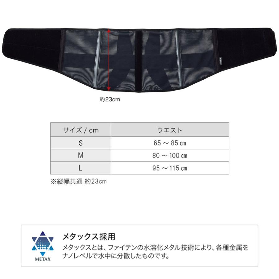 Phiten ファイテンサポーター メタックス 腰用ミドルタイプ Phiten ファイテンサポーター メタックス 腰用ミドルタイプ