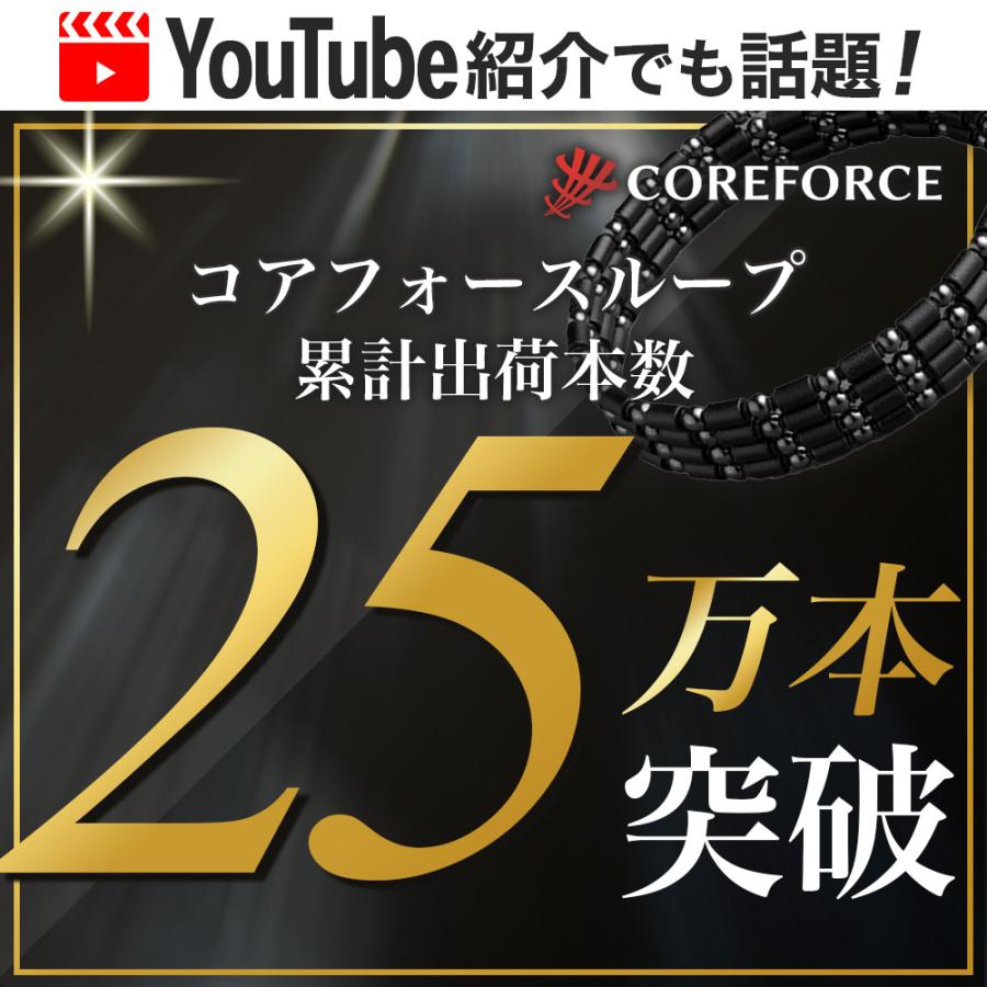 COREFORCE（コアフォース） ループ プラチナ 70cm : 磁気ネックレス