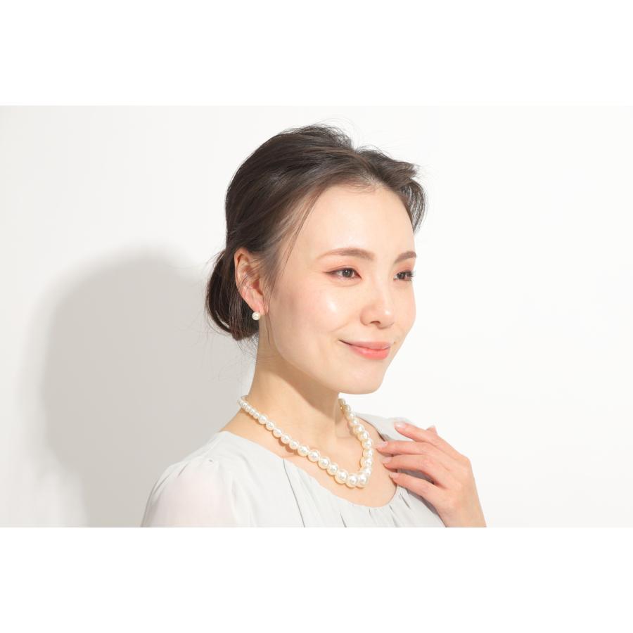 LunArts パールネックレス 1連 ピアス セット 真珠ネックレス |  | 13