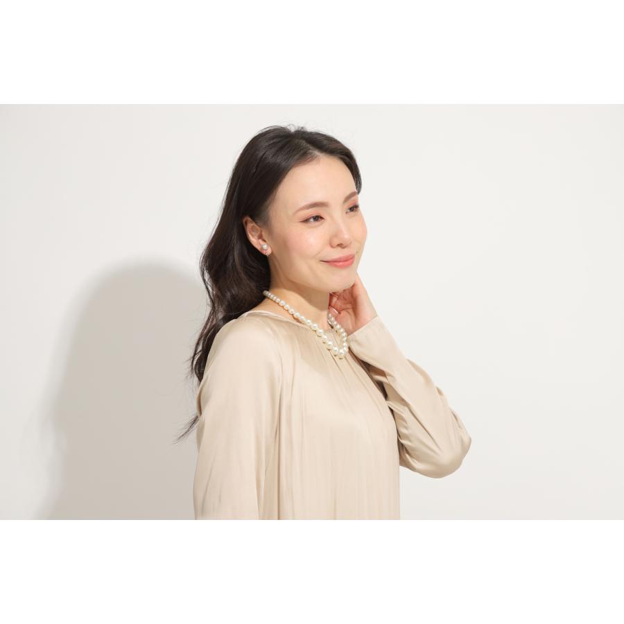 LunArts パールネックレス 1連 ピアス セット 真珠ネックレス |  | 15