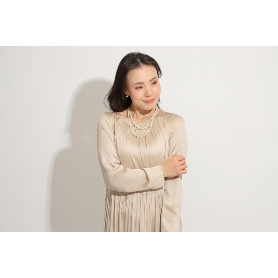 LunArts パールネックレス 2連 ピアス セット 真珠ネックレス |  | 15