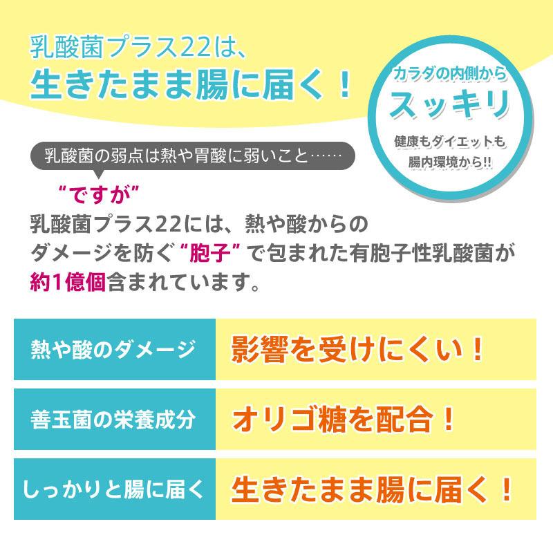ローズコーポレーション　乳酸菌プラスx8袋 乳酸菌プラス22 サプリ 初回限定 機能性表示食品 F690 有胞子性乳酸菌