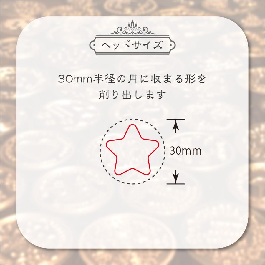 3営業日以内に発送 HOIN フルオーダーメイド 異形 シーリングスタンプ