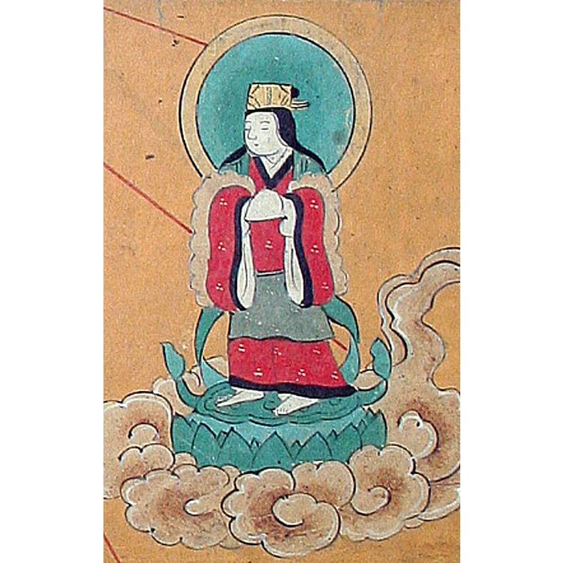 仏画 額装 仏教美術 モダンアート当麻曼荼羅 紙本著色 熊野歓心十界