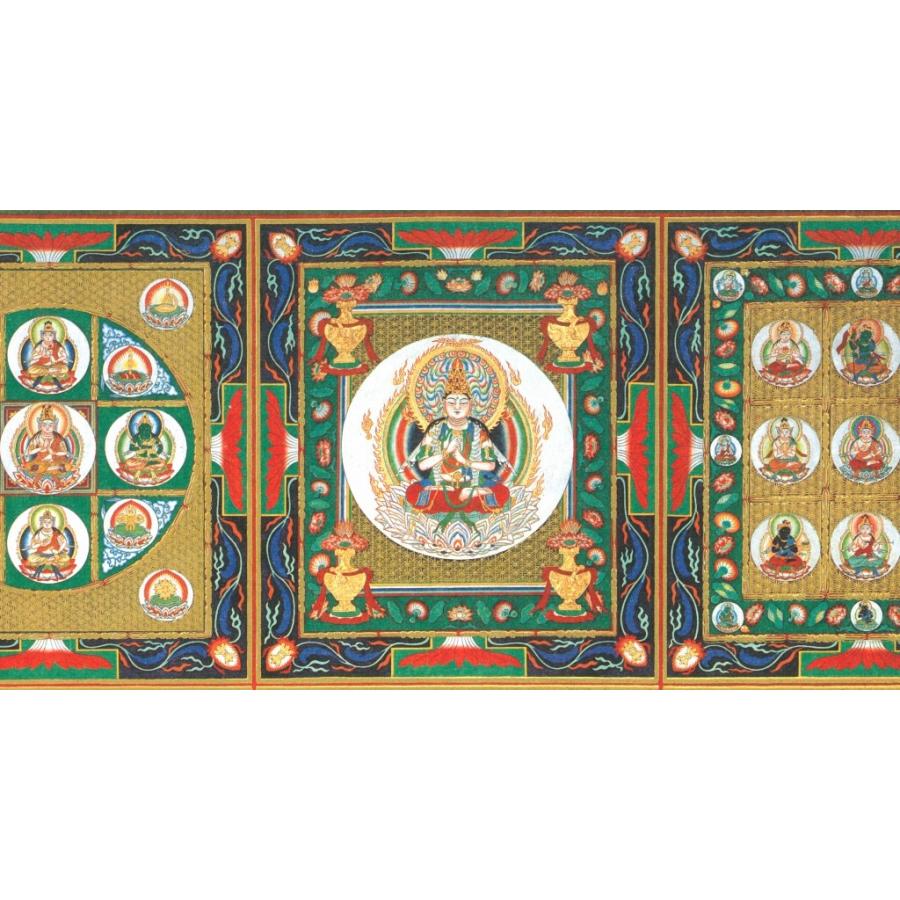 美品 掛け軸 東大寺 国宝 両界曼茶羅図 双幅 仏教美術 印刷 両界曼荼羅掛軸 上等金襴表装本仕立 | 仏壇・仏具専門店 滝田商店