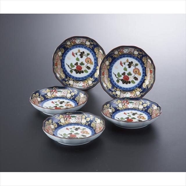 食器 おしゃれ ギフト 送料無料 波佐見焼 古伊万里様式 献上 取皿5枚