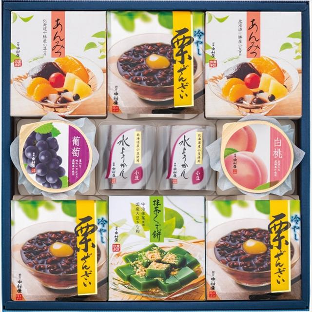 新宿中村屋 残暑見舞い 和菓子 ギフト 涼菓撰(RS30) / 御中元 水