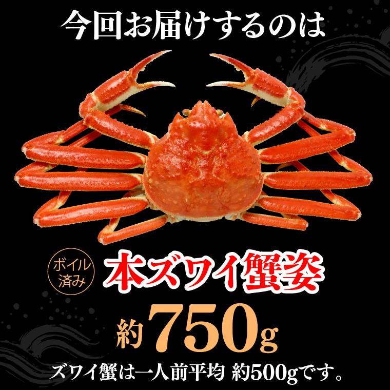 母の日 2024 カニ ギフト かに 送料無料 ズワイガニ 3尾（1尾約750g×3尾・ボイル済み） / 内祝い お返し 蟹 カニ かに ズワイガニ ずわいがに 海鮮 かに｜hokkaido-gourmation｜13