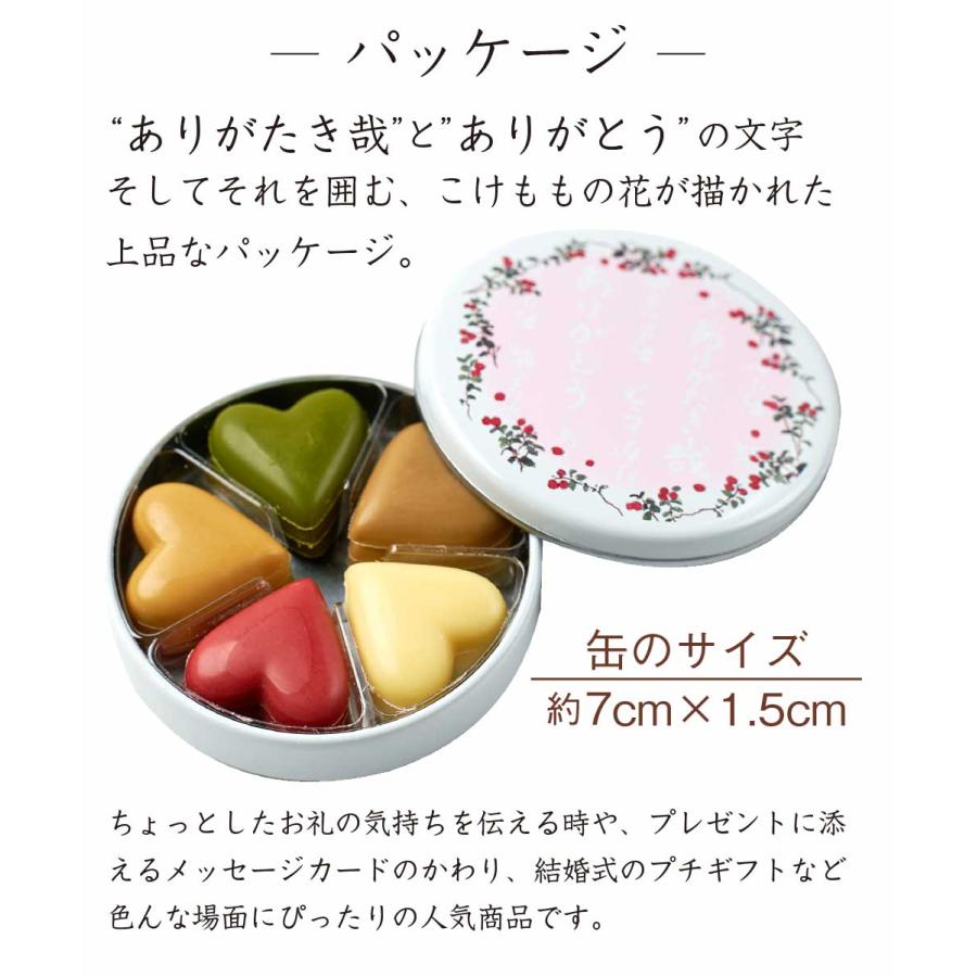 六花亭 ありがとう 1缶 (22g) チョコレート お礼 お返し プチギフト