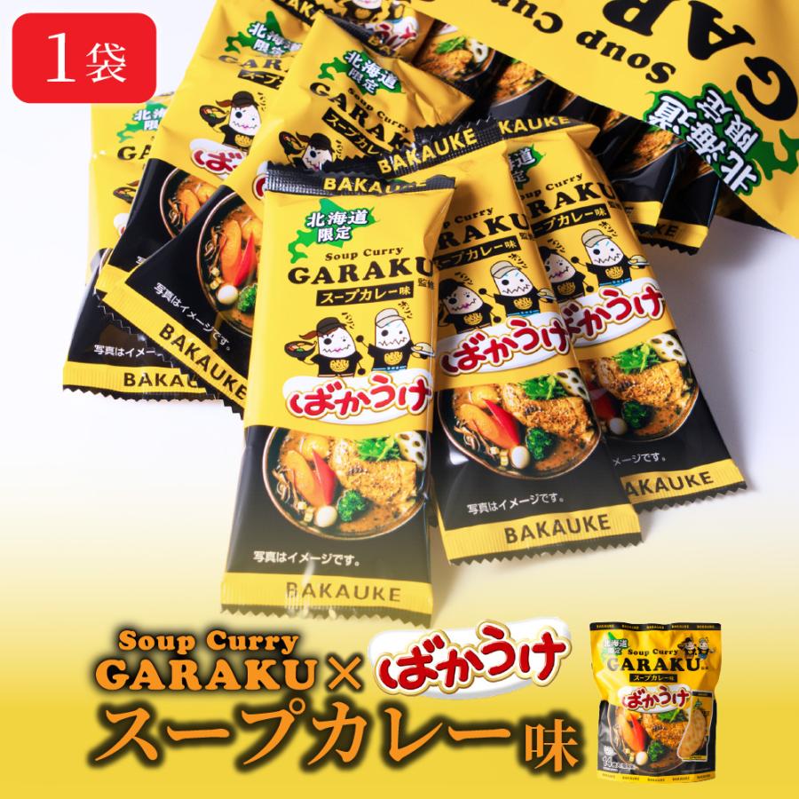 ばかうけ 限定 GARAKU監修北海道スープカレー味 【14枚入】×1袋 栗山