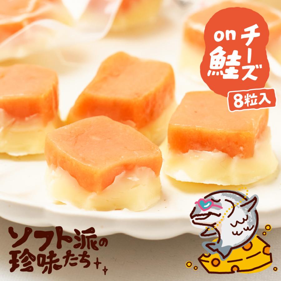 おつまみ ソフト派の珍味たち 【選べる】チーズ 帆立 鮭 焼きいか 8粒