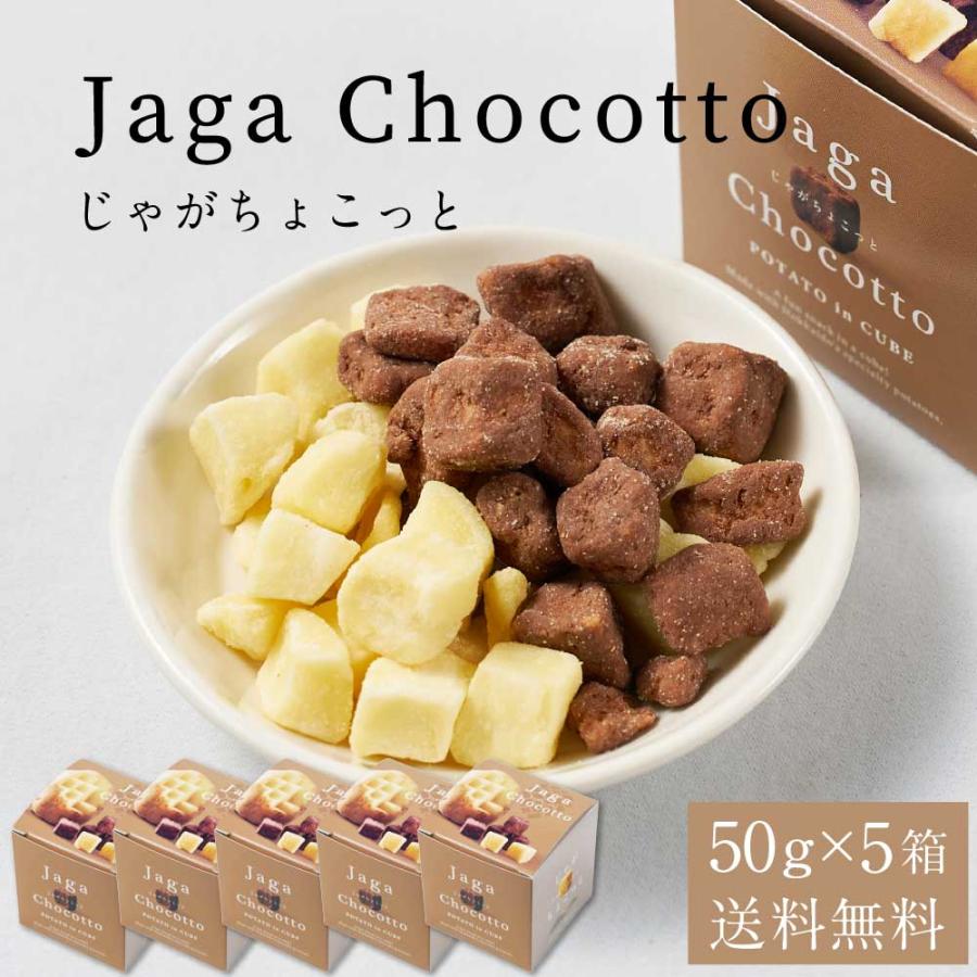 じゃがちょこっと ナチュラルソルト×チョコレート 50g × 5箱セット