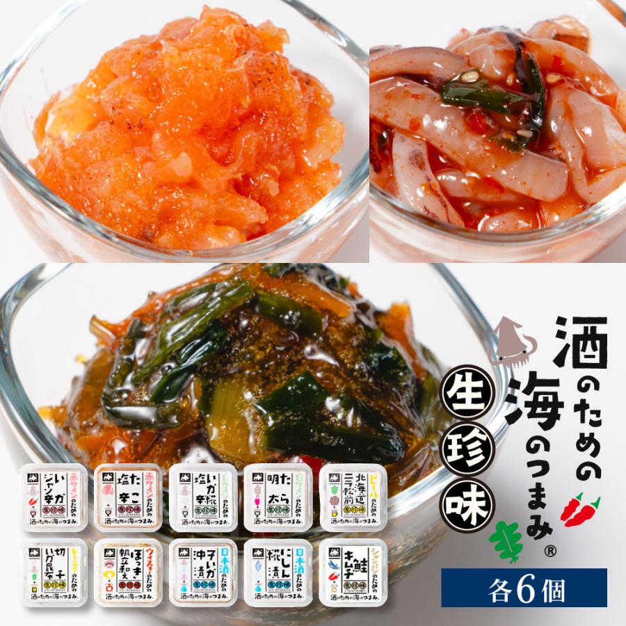 珍味 海鮮 詰め合わせ ギフト セット 北海道 生珍味 6個セット いか