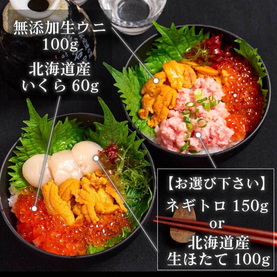 北海道市場直送 三色 海鮮丼セット いくら ほたて サーモン 鮭 イクラ 海鮮丼 ホタテ サケ しゃけ 魚卵 父の日 母の日 お歳暮 ふっこう 福袋 食品ロス Sanshokukaisen 北海道お土産ギフト岡田商店 通販 Yahoo ショッピング