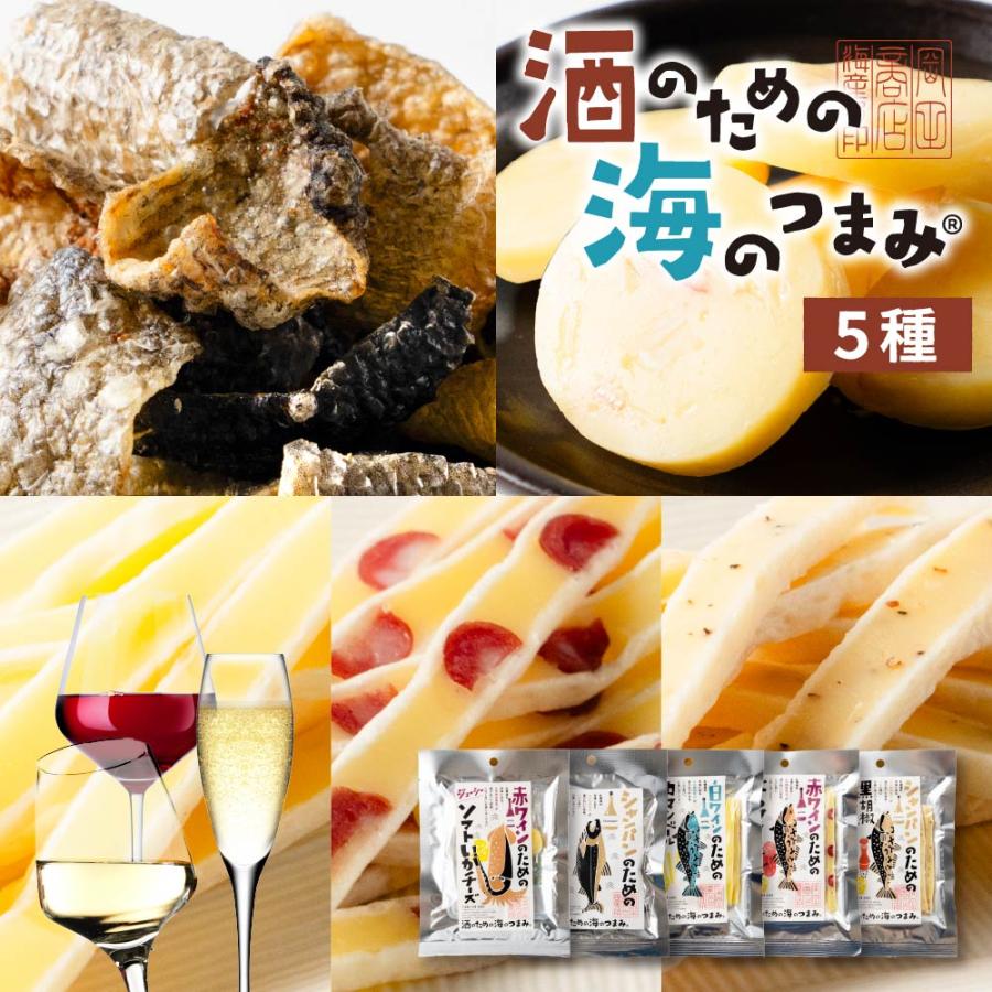 おつまみセット 酒のための海のつまみ 5袋セット Cセット メール便