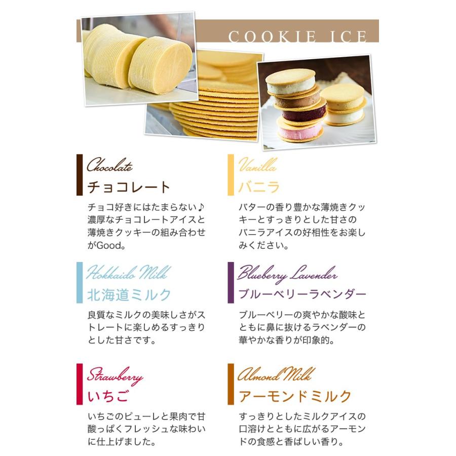 CANDICE クッキーアイス6種とアイスキャンディー3本セット ギフト プチ