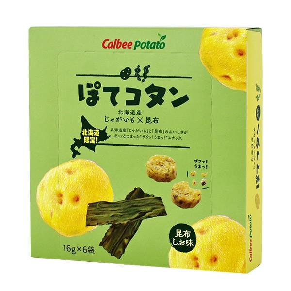 カルビーポテト ぽてコタン 昆布味 6袋入 Fujiya191 北海道お土産探検隊 通販 Yahoo ショッピング