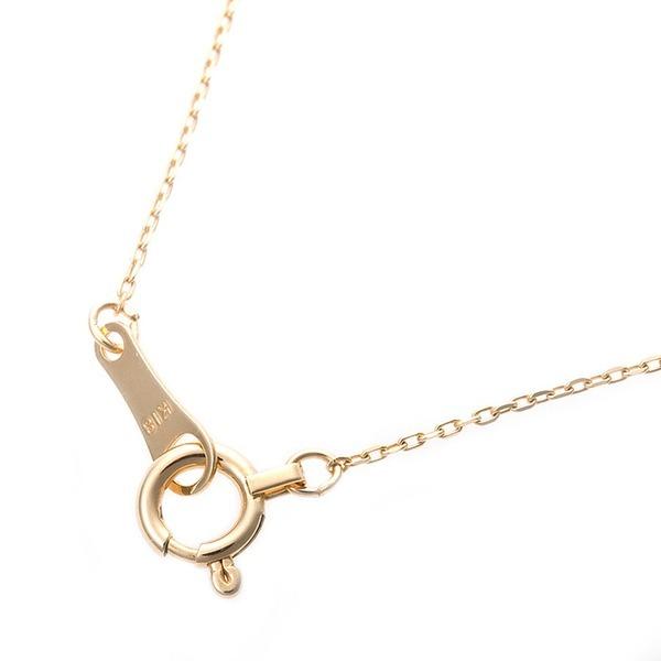 K18 ダイヤ0.5ct 馬蹄ネックレス