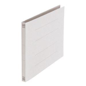 (業務用5セット) プラス フラットファイル/紙バインダー 〔A4/2穴 10冊入り〕 ヨコ型 No.022N グレー(灰)