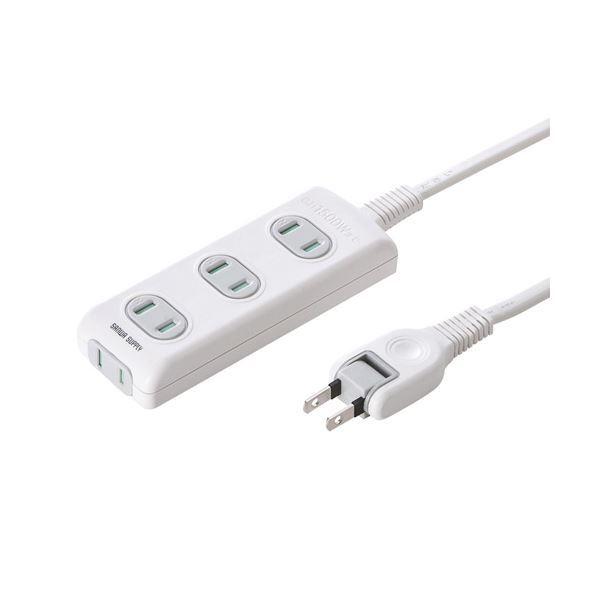 サンワサプライ 火災予防安全タップ TAP-TSH41N〔×5セット〕